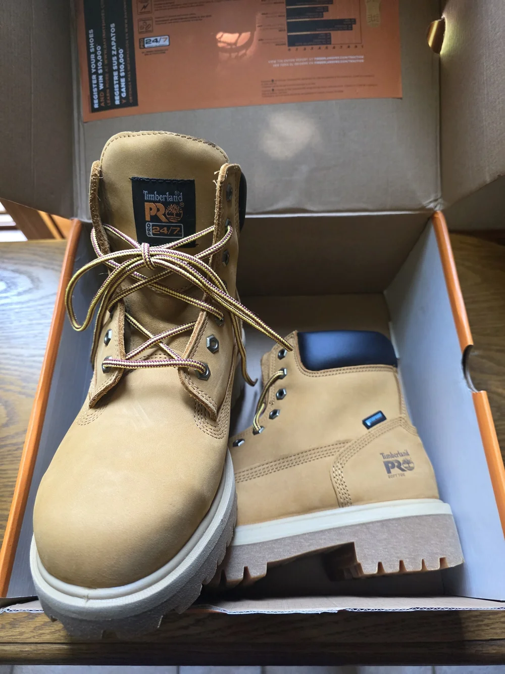 Timberland PRO 24/7 Men's Work Boots - Waterproof, New Sz 9 Wide